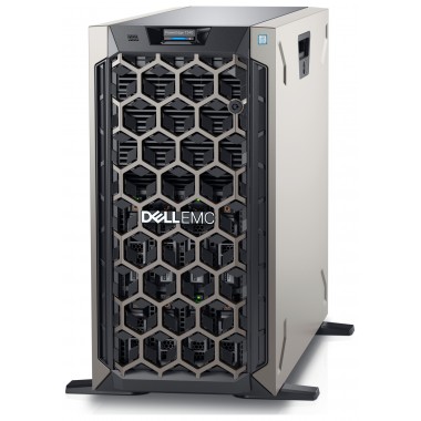 Сервер Dell EMC PowerEdge T440 - Intel Xeon, 8x3.5" ST1, Standart Bezel, DVD RW, 5720 On-Board LOM DP, PERC H330+, iDRAC Express